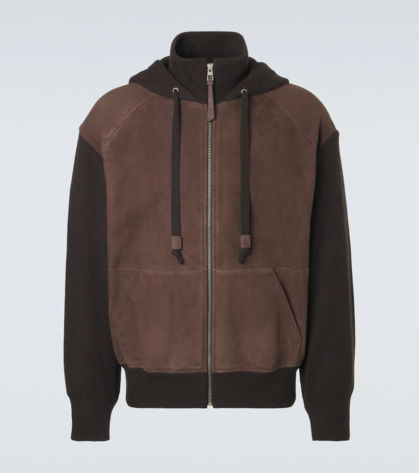  Loewe Loewe Sudadera De Ante Con Capucha 