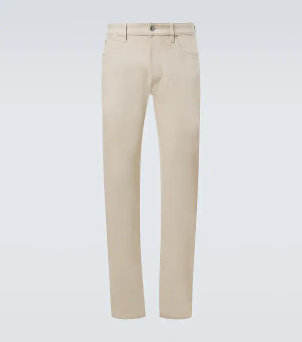  Loro Piana Loro Piana Pantalones Rectos De Algodón 