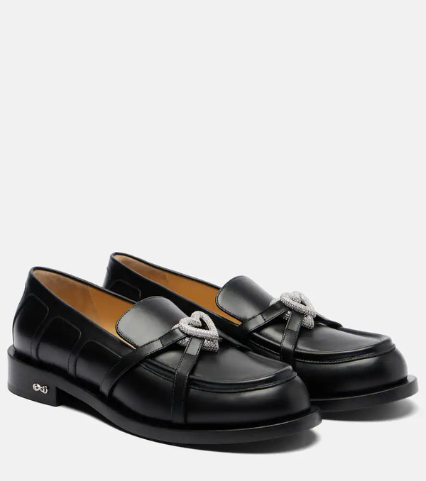  Mach & Mach Mach & Mach Mocasines Double Heart De Piel 