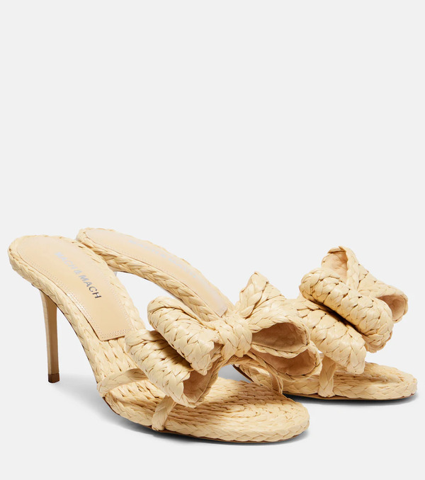  Mach & Mach Mach & Mach Mules Le Cadeau 85 De Rafia 