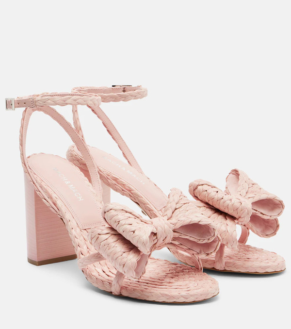  Mach & Mach Mach & Mach Sandalias Cadeau De Efecto Rafia 