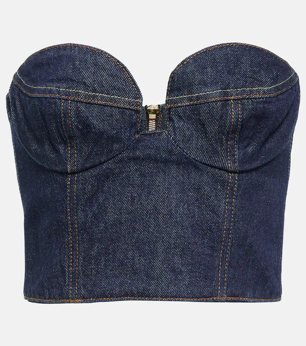  Magda Butrym Magda Butrym Bustier En Denim 