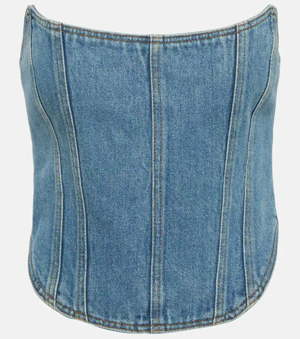  Magda Butrym Magda Butrym Bustier En Denim 