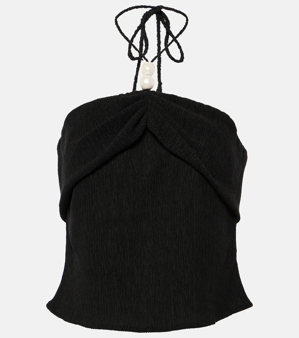  Magda Butrym Magda Butrym Crop Top Halter 