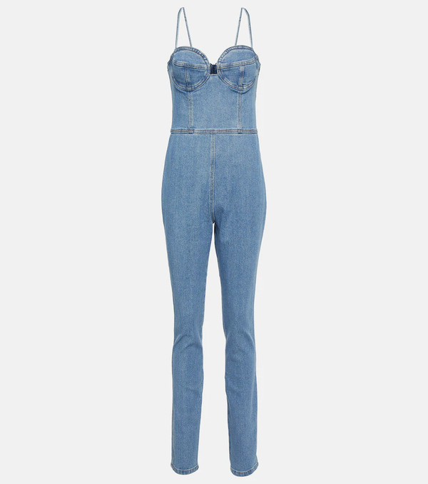  Magda Butrym Magda Butrym Mono En Denim Con Bustier 