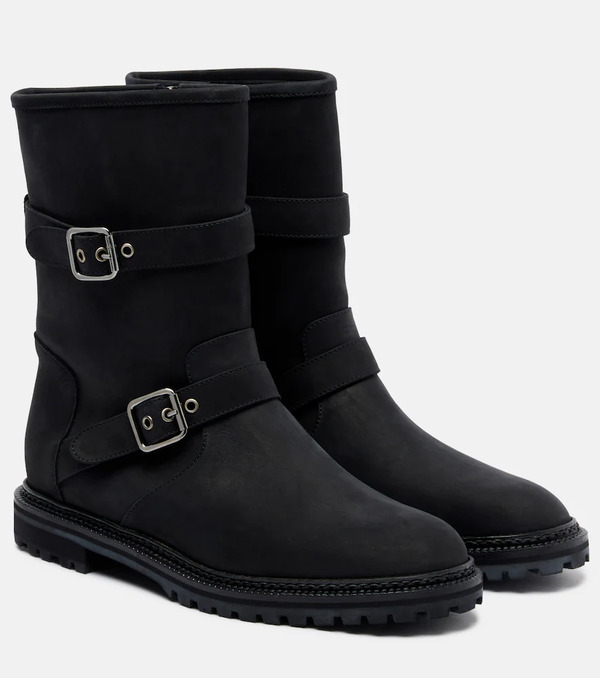  Manolo Blahnik Manolo Blahnik Botas Biker Sulaltrosa De Piel 