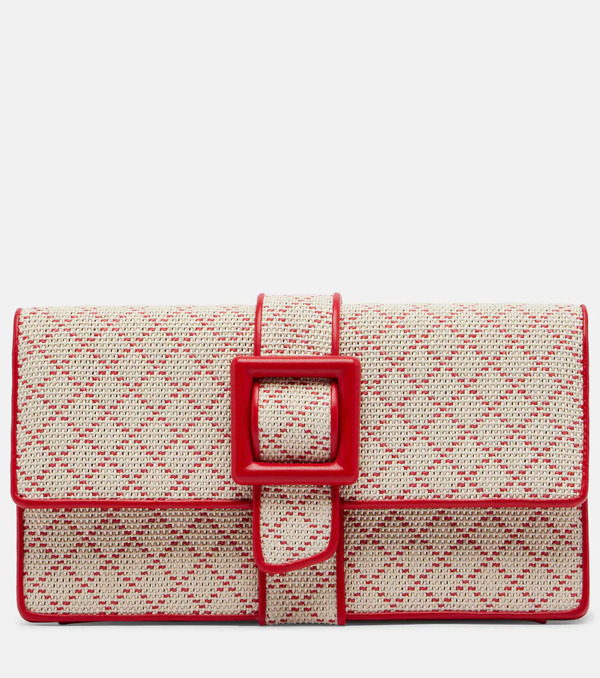  Manolo Blahnik Manolo Blahnik Clutch Maycap De Efecto Rafia 