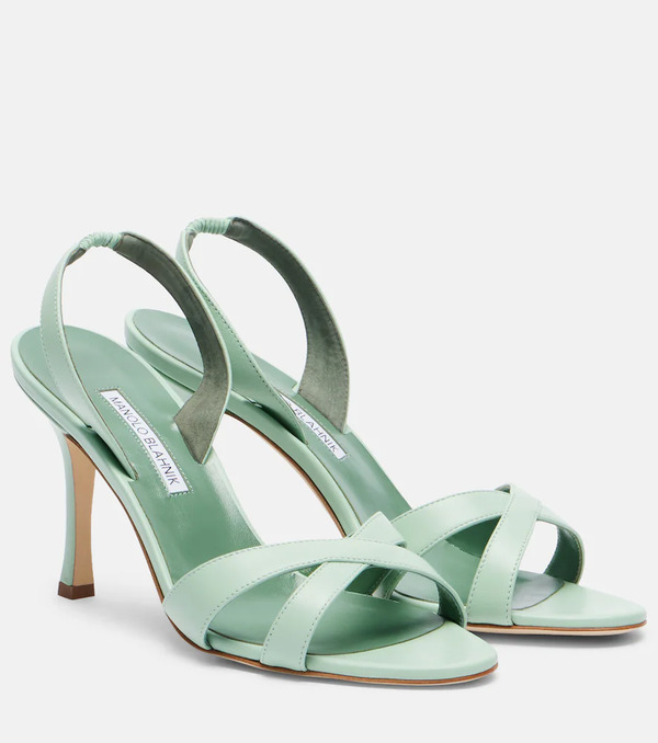  Manolo Blahnik Manolo Blahnik Sandalias Callasli De Piel 