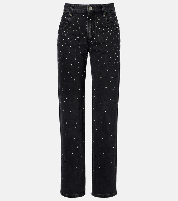  Marant Etoile Marant Etoile Jeans Rectos Adornados 