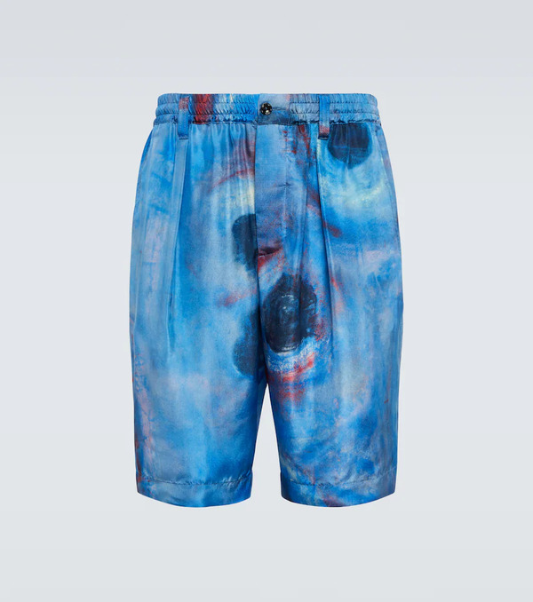  Marni Marni Shorts De Seda Estampados 