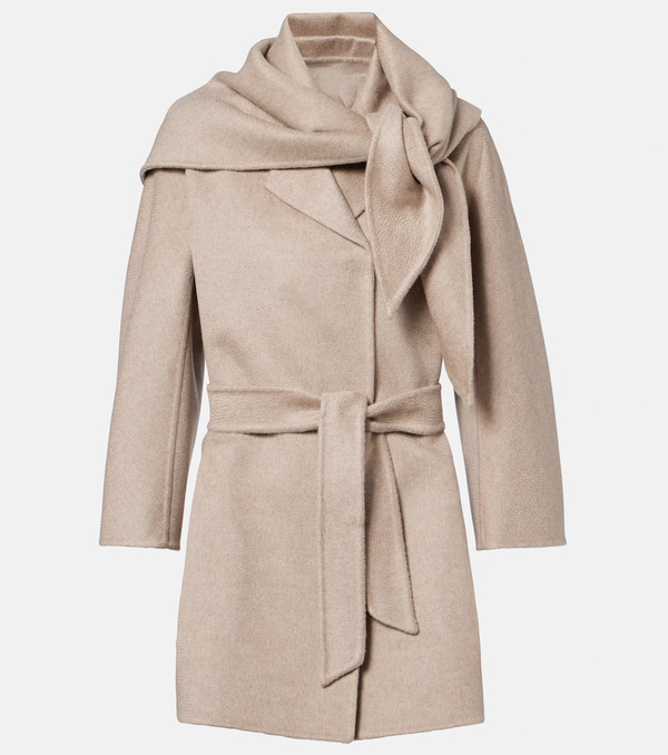  Max Mara Max Mara Abrigo Envolvente De Cachemir 