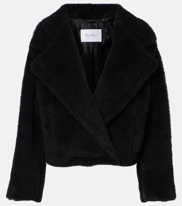  Max Mara Max Mara Abrigo Oggeri De Tejido Teddy 