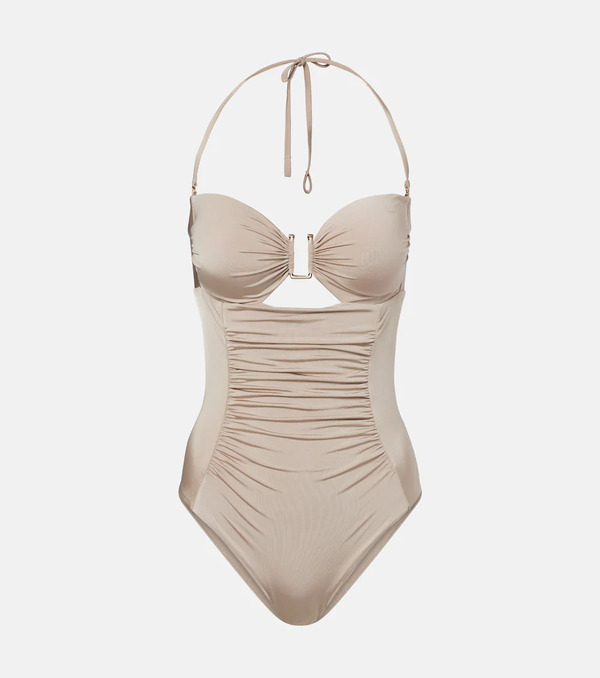  Max Mara Max Mara Bañador Curva Fruncido 