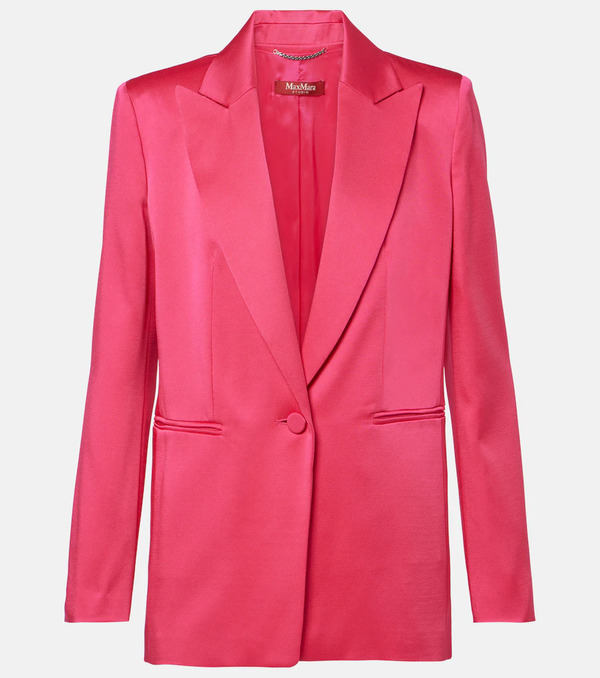  Max Mara Max Mara Blazer Galazia De Satén 