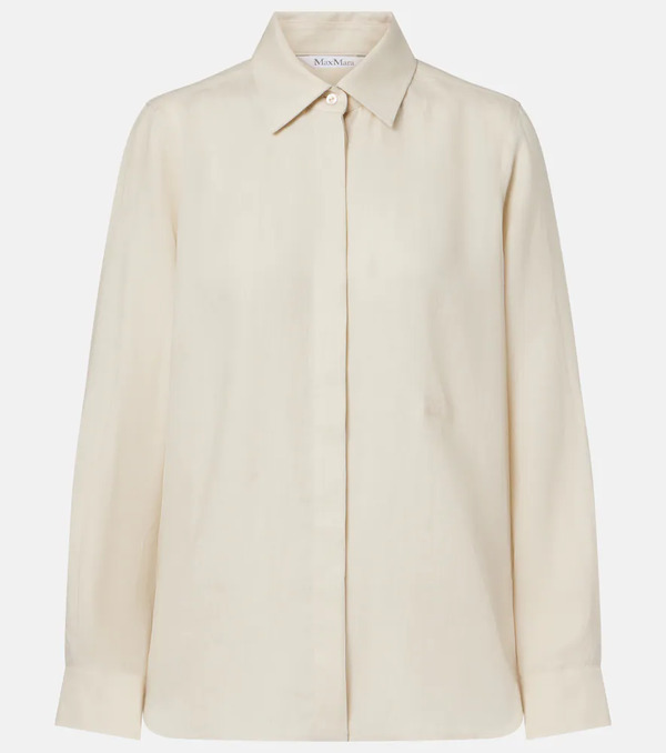  Max Mara Max Mara Camisa Falasco De Lino 