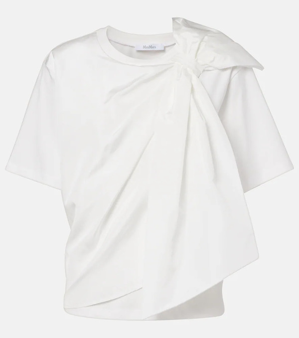  Max Mara Max Mara Camiseta Colle En Jersey De Algodón 