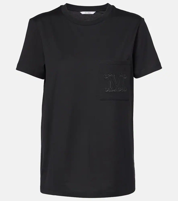  Max Mara Max Mara Camiseta Papaia De Algodón Con Logo 