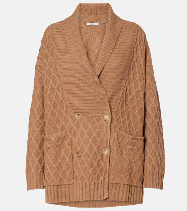  Max Mara Max Mara Cárdigan Mirca De Pelo De Camello 