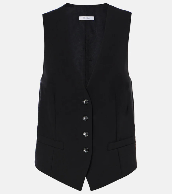  Max Mara Max Mara Chaleco De Jersey 