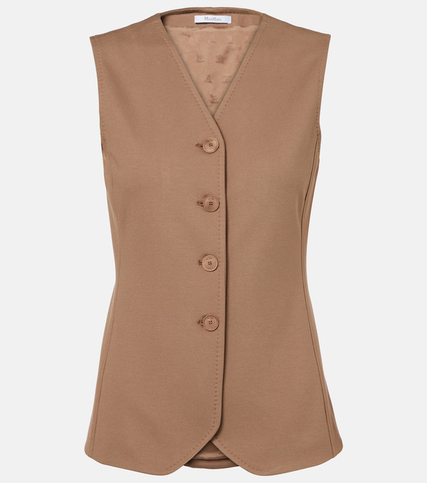  Max Mara Max Mara Chaleco Fornovo De Jersey 