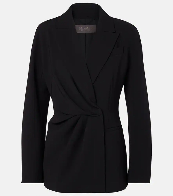  Max Mara Max Mara Chaqueta Wrap De Cady Drapeado 