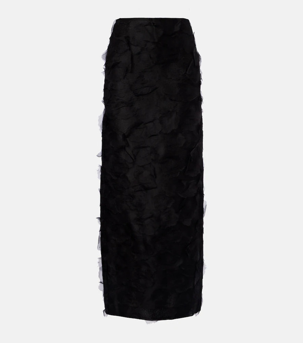  Max Mara Max Mara Falda Larga Adepto De Seda 