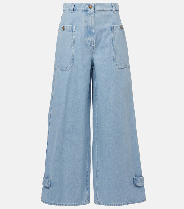  Max Mara Max Mara Jeans Anchos Pugnale De Tiro Alto 