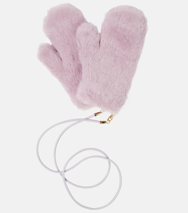  Max Mara Max Mara Manoplas De Tejido Teddy 