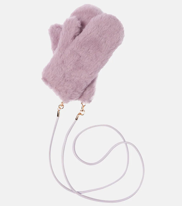  Max Mara Max Mara Manoplas De Tejido Teddy 