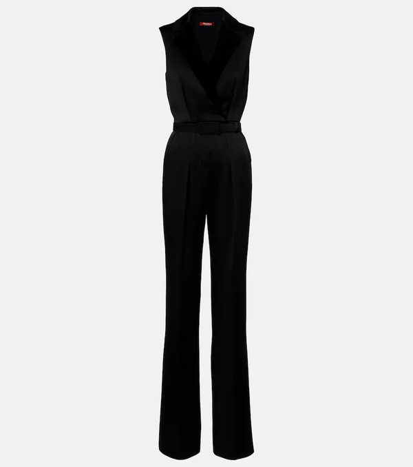  Max Mara Max Mara Mono Scalata Con Cinturón 