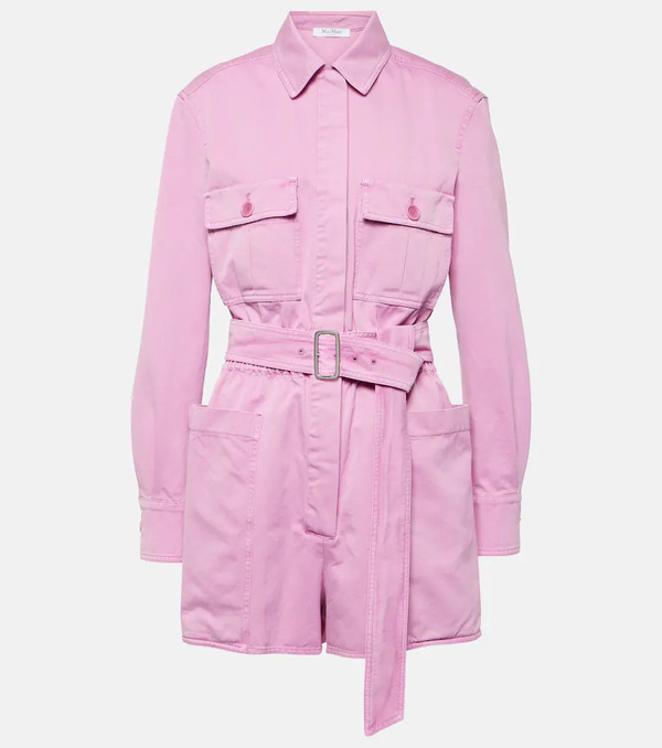  Max Mara Max Mara Mono Visiera De Dril De Algodón 