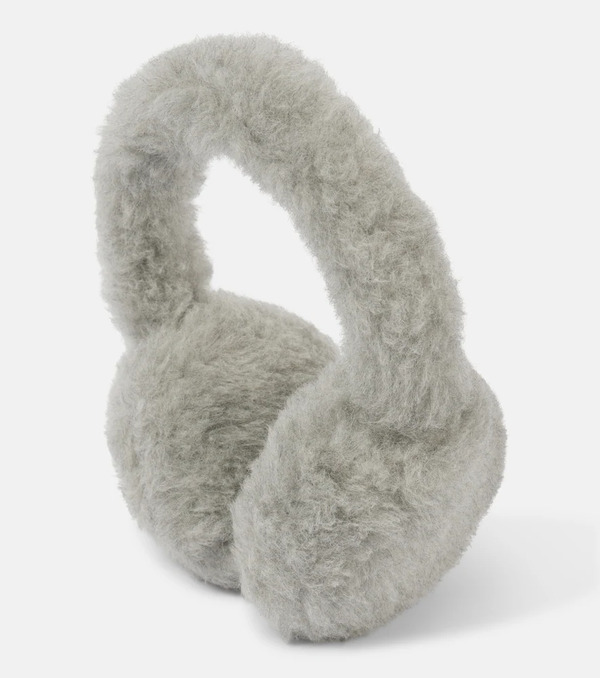  Max Mara Max Mara Orejeras Muffy De Tejido Teddy 
