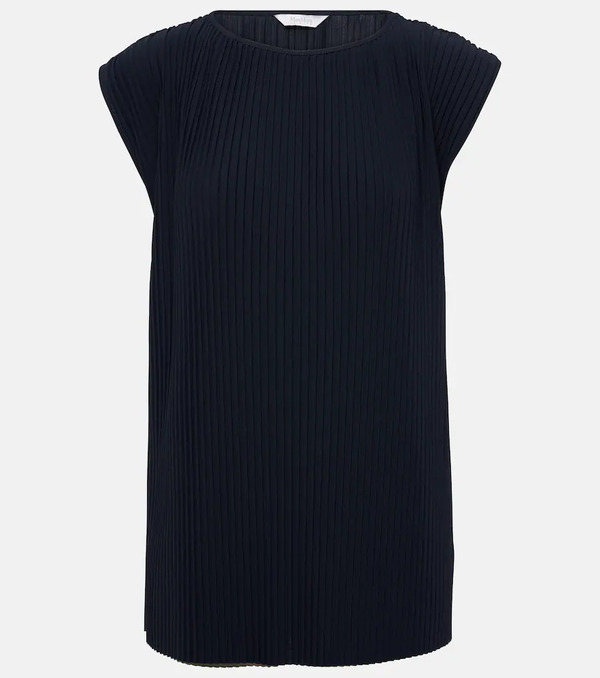  Max Mara Max Mara Top Cambusa Plisado 