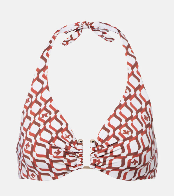  Max Mara Max Mara Top De Bikini Avena Estampado 
