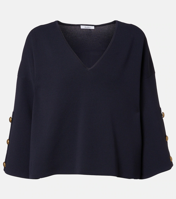  Max Mara Max Mara Top De Crepé 