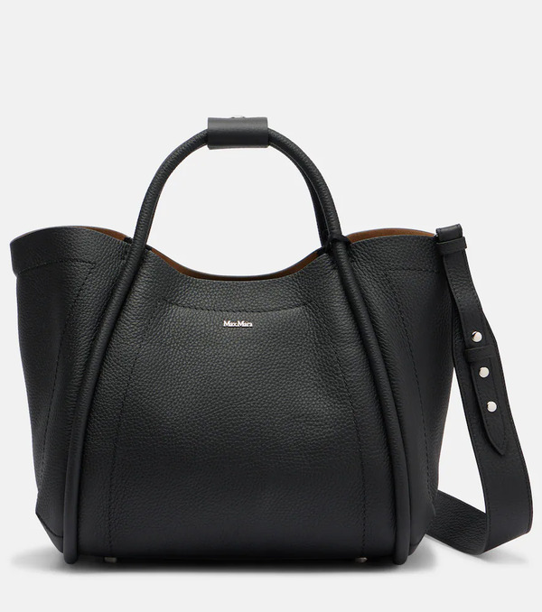  Max Mara Max Mara Tote Marine De Piel 