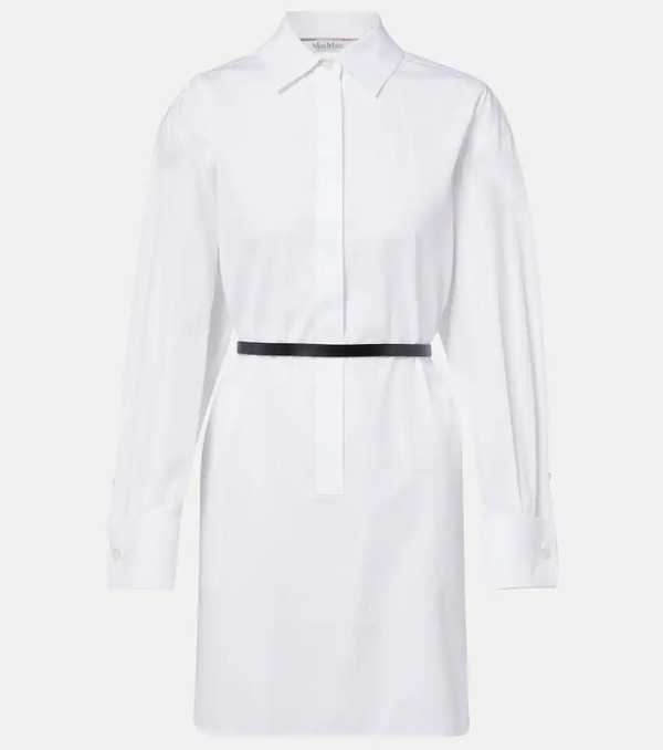  Max Mara Max Mara Vestido Camisero De Popelín De Algodón 