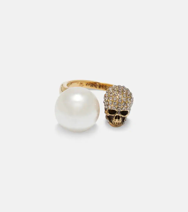 Mcqueen Mcqueen Anillo Skull Adornado 
