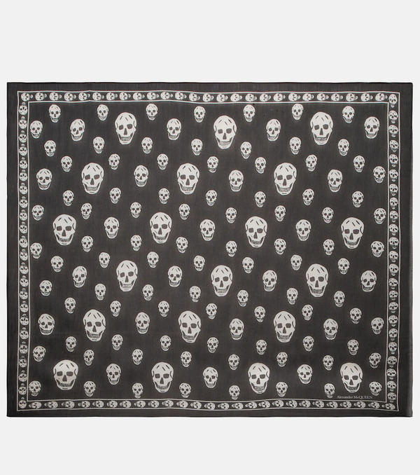  Mcqueen Mcqueen Bufanda Skull De Seda 