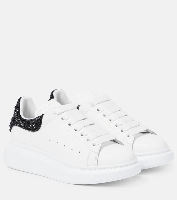 Mcqueen Mcqueen Zapatillas Oversized De Piel Adornadas 