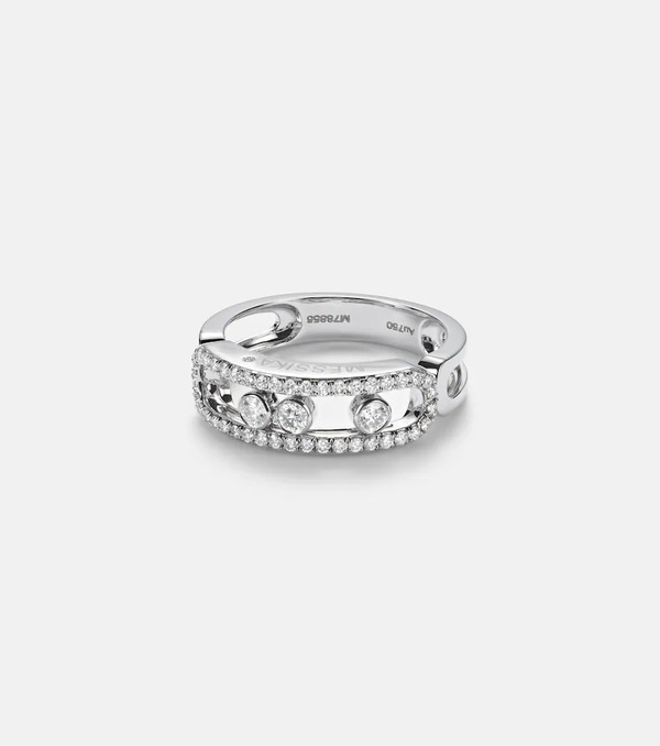  Messika Messika Anillo Move Classique De Oro Blanco De 18 ct Con Diamantes 
