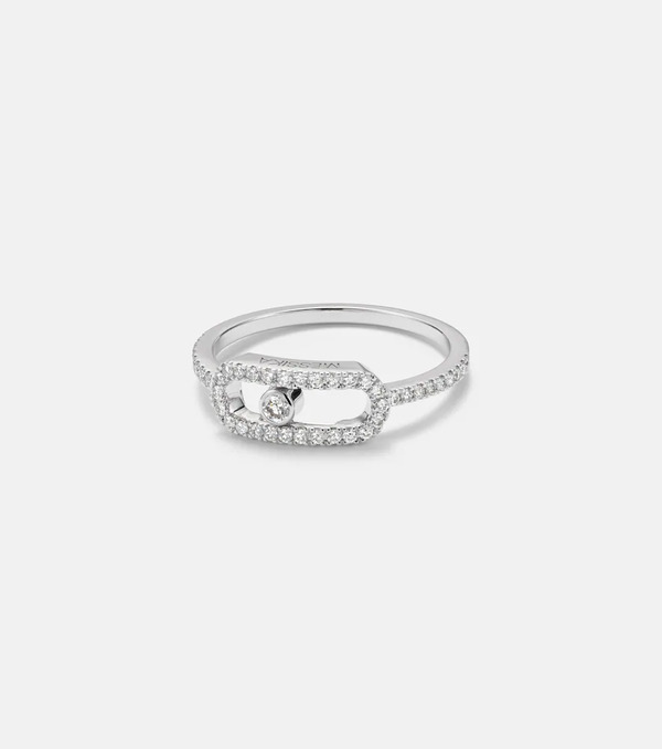  Messika Messika Anillo Move Uno De Oro Blanco De 18 ct Con Diamantes 