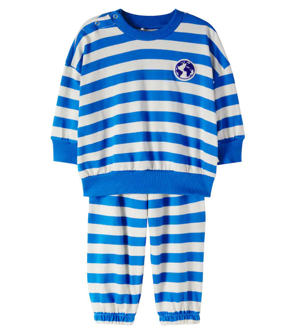 Mini Rodini Mini Rodini Bebé - Set De Sudadera Y Pantalones De Algodón 