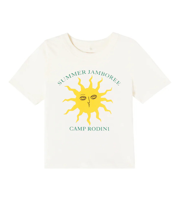  Mini Rodini Mini Rodini Camiseta De Algodón Estampada 