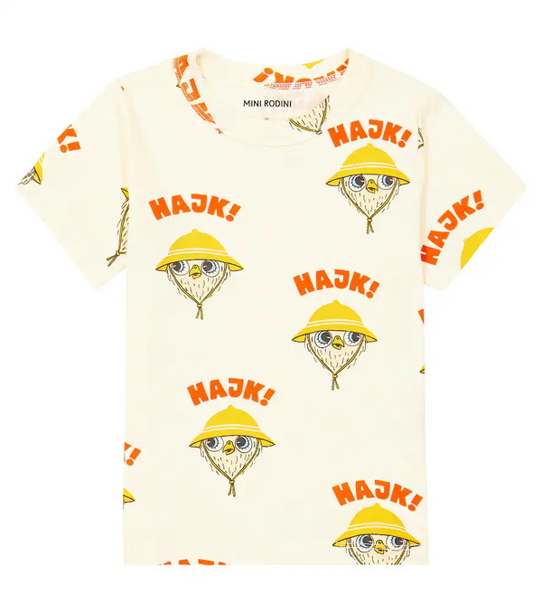  Mini Rodini Mini Rodini Camiseta Hike De Jersey De Algodón 
