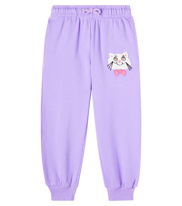 Mini Rodini Mini Rodini Pantalones Deportivos De Algodón Con Parche 