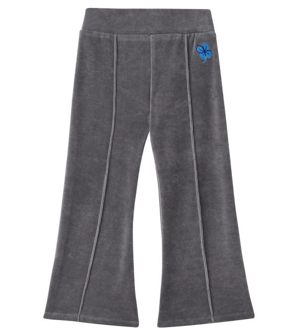  Mini Rodini Mini Rodini Pantalones Flared En Mezcla De Algodón 