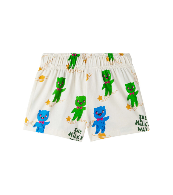  Mini Rodini Mini Rodini Shorts Alien De Jersey De Algodón Estampados 