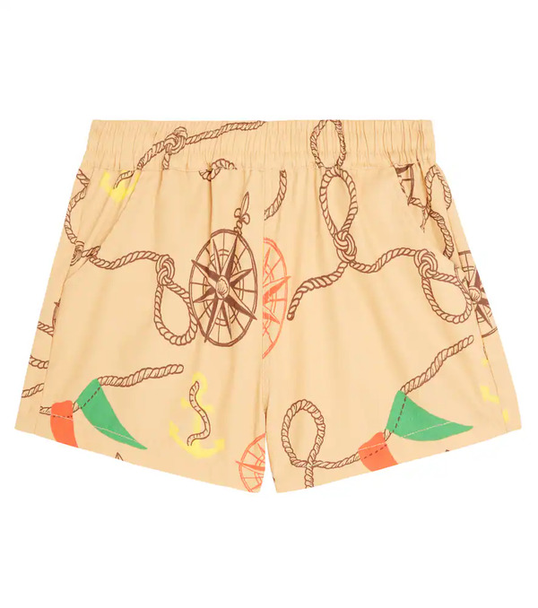  Mini Rodini Mini Rodini Shorts Nautical De Sarga De Algodón 