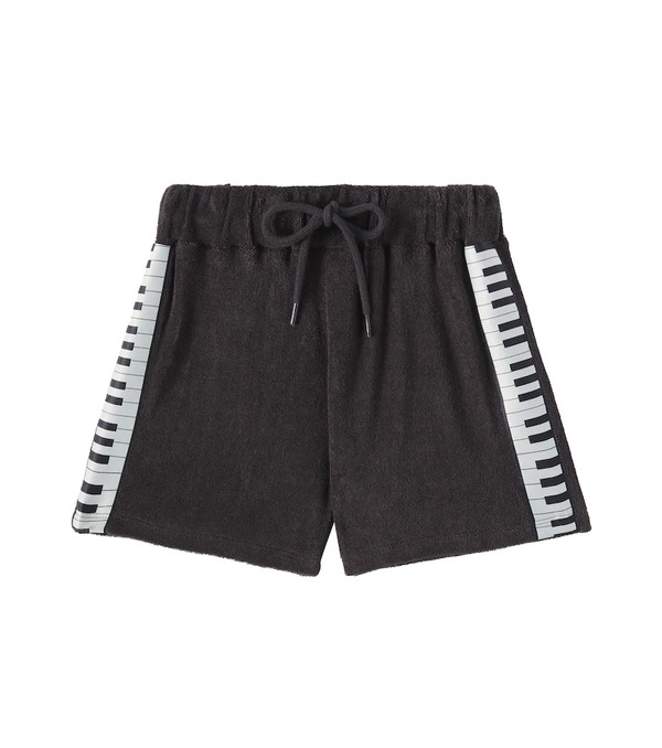  Mini Rodini Mini Rodini Shorts Piano En Felpa De Algodón 